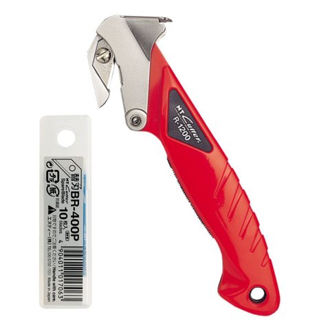 Kit Estilete Japonês Pr-1200P Mais 10 Lâminas de Reposição Br-400P Nt Cutter