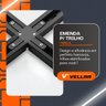 Conector Emenda Tipo X Preto para Trilho Eletrificado - 2
