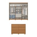 Ver imagem 4 de Conjunto Quarto Adulto Guarda-Roupa + Cômoda + New Jade