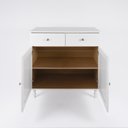 Ver imagem 4 de Aparador Buffet Ditália 2 Gavetas 2 Portas 2 Unidades R-629 Branco