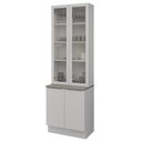 Ver imagem 3 de Kit Balcão + Cristaleira 70cm Branco Stella Madesa 01