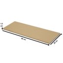 Ver imagem 3 de Kit 3 Prateleiras Reta Mdf Cru Com Suporte Invisível
