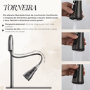 Ver imagem 7 de Cuba Cozinha Gourmet Premium Cascata com Torneira e Acessórios Aço Inox 201 Cinza