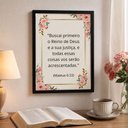 Ver imagem 1 de Quadro Motivacional"Buscai Primeiro o Reino de Deus..."