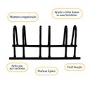 Ver imagem 4 de Suporte 3 V Bicicletario Bike Estacionamento Fixação para Condominio Casa Aro 24 Ao 29