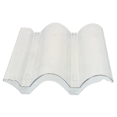 Telha Colonial Policarbonato Coppo Veneto 33x42cm - 560301 - Atco