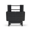 Ver imagem 3 de Mesa Quadrada Dobrável Plástica Preta 80x72x70cm 25672