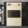 Painel Ripado Zigzag para Tv até 60 Polegadas Roma 135cm - 1