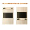 Painel Ripado Zigzag para Tv até 60 Polegadas Roma 135cm - 5