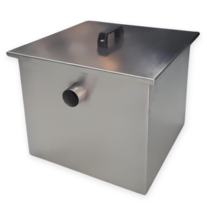 Caixa de Gordura Aço Inox 304 Resistente a Corrosão 40x40x30