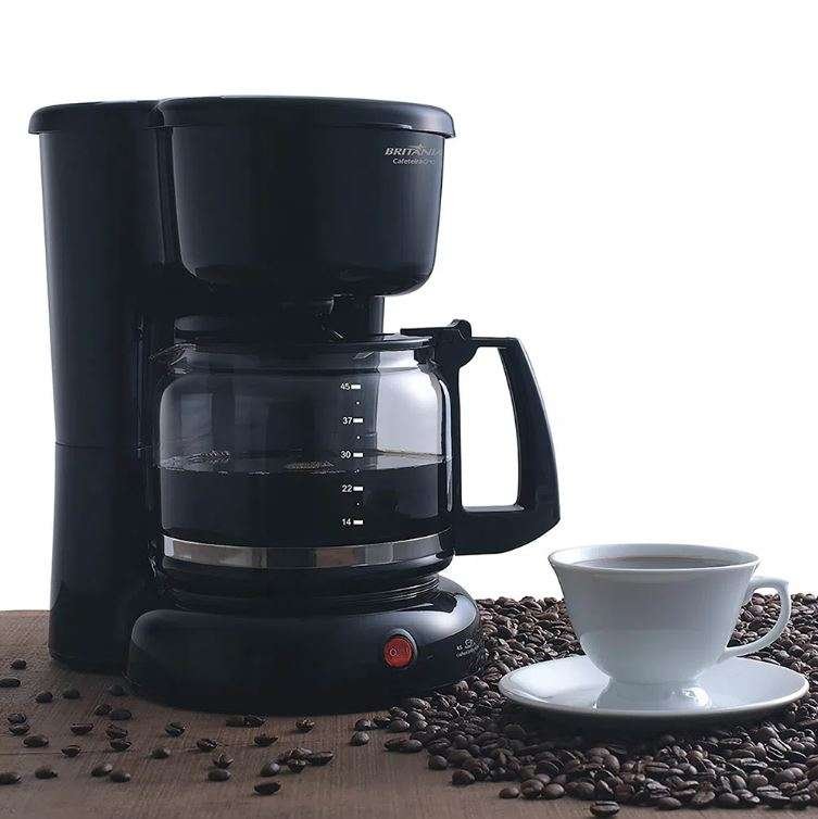 Jarra de Vidro para Cafeteira Britânia Cp45 Preta - 2