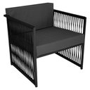 Ver imagem 3 de Conjunto para Área Externa de Corda Náutica - 02 Poltrona Namoradeira Mesa de Centro Santiago