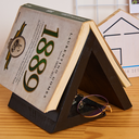 Ver imagem 2 de Porta livro e óculos de madeira preto