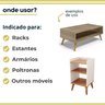 Kit 4 Pés Palitos de Madeira para Moveis Armarios Poltrona Sofa de 15 Cm - 6