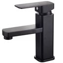 Ver imagem 4 de Torneira Monocomando Misturador 18cm Lorben Banheiro Quadrada Baixa Preto Fosco