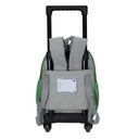 Ver imagem 3 de Mochila Escolar Infantil com Rodinhas Preguiça In2587kr Verde - Tututti