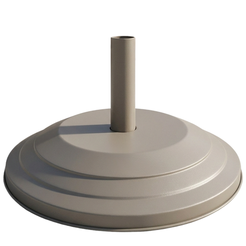 Base para Guarda Sol Ombrelone Redonda 19,5kg Resistente Corrosão