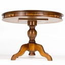 Ver imagem 3 de Mesa de Jogos Redonda Tampo Reversível Gavetas e Porta Copos 140cm New Orleans M04 Imbuia - Lyam Dec