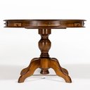 Ver imagem 2 de Mesa de Jogos Redonda Tampo Reversível Gavetas e Porta Copos 140cm New Orleans M04 Imbuia - Lyam Dec