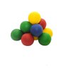 Kit 2 Raquete Madeira Frescobol Praia e 1 Bola Borracha - 7