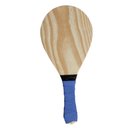 Ver imagem 3 de Kit 2 Raquete Madeira Frescobol Praia e 1 Bola Borracha