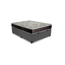 Ver imagem 2 de Cama Box com Baú Casal Baú Pneumático Espuma Macia Cinza 138cm