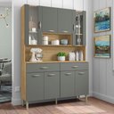 Ver imagem 2 de Armário de Cozinha com 2 Gavetas Pisa Freijó Gris