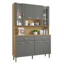 Ver imagem 1 de Armário de Cozinha com 2 Gavetas Pisa Freijó Gris