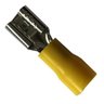 Terminal Fêmea Faston Pré-isolado 4mm a 6mm Amarelo - 500un - 5
