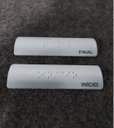 Ver imagem 5 de KIT 10 PLACAS BRAILE PARA CORRIMÃO INICIO E FINAL