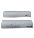 Ver imagem 1 de KIT 10 PLACAS BRAILE PARA CORRIMÃO INICIO E FINAL