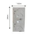 Ver imagem 3 de Revestimento Decorativo Premium Placa Marmorizada Soft Shadow 244cm X 122cm 2,97m² de Cobertura Formaco Decor