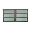 Ver imagem 1 de Basculante Alumínio 2 Seções 60 x 120 Elite V.Boreal Marrom Corten Brimak