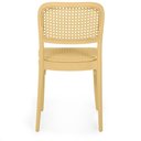 Ver imagem 2 de Conjunto Mesa de Jantar Solaris 4 Lugares Tampo de Vidro Marmorizado Branco 120cm Magazine Decor