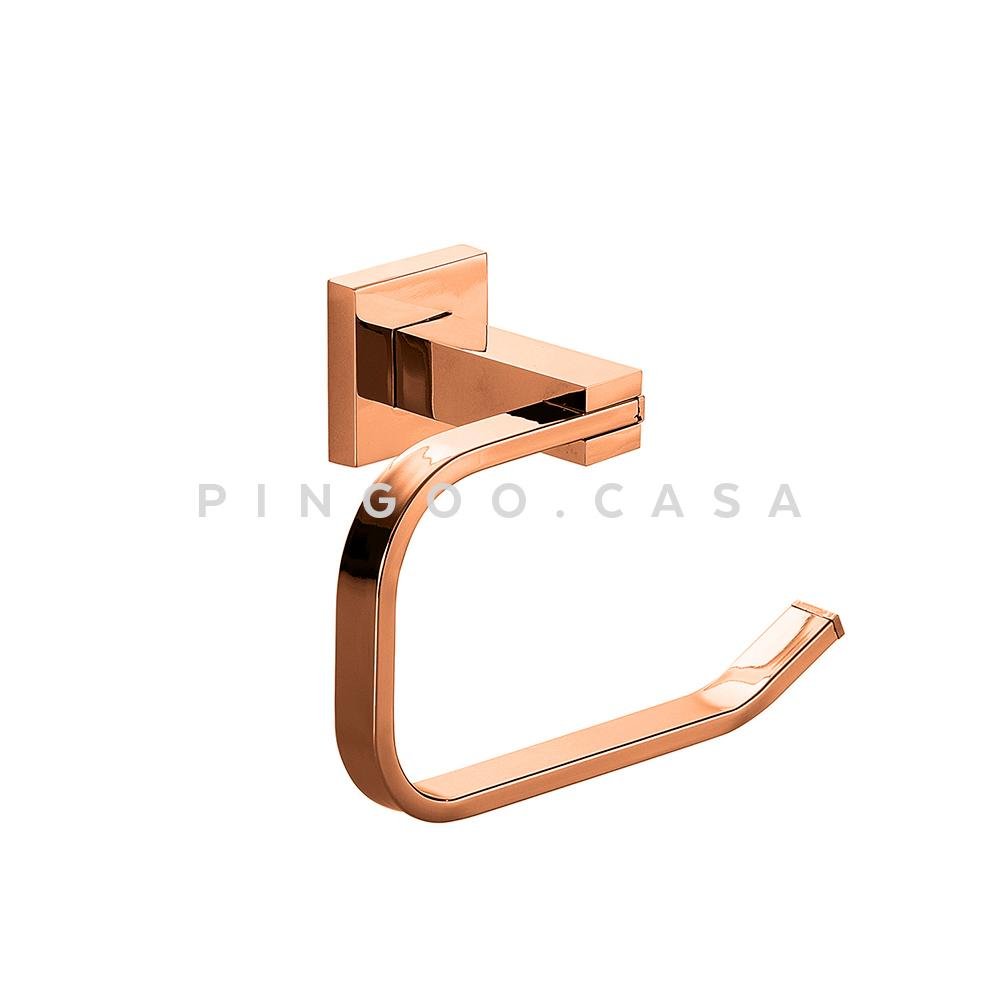 Acessórios Para Banheiro Quadrado 2 Peças São Francisco Pingoo.casa - Dourado Rose - 4