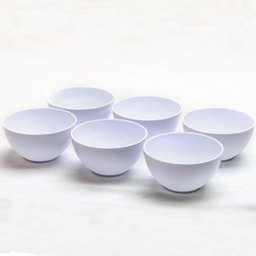 Tigela Pequena Cumbuquinha de Plástico Branco Fosco Bowl Cumbuca para Cozinha Cinquetti - 3