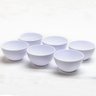 Tigela Pequena Cumbuquinha de Plástico Branco Fosco Bowl Cumbuca para Cozinha Cinquetti - 3