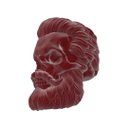 Ver imagem 1 de Caveira Barber Shop Barbearia Decoração 3d:vermelho