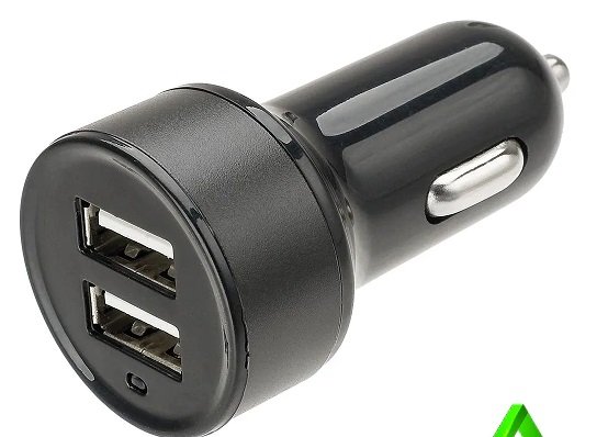 Carrega Usb Carro Veicular 2 Portas