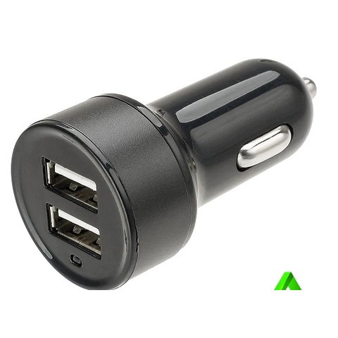 Carrega Usb Carro Veicular 2 Portas