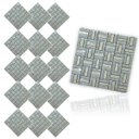Ver imagem 1 de Pastilha de Vidro Kit 15 Uni Adesiva Parede Sala Cozinha Banheiro Facil Aplicacao Decorativa Moderna