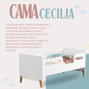 Ver imagem 5 de Cama Infantil Juvenil Cecília Montessoriana de Mdf com Pés de Madeira + Colchão D18