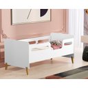 Ver imagem 6 de Cama Infantil Juvenil Cecília Montessoriana de Mdf com Pés de Madeira + Colchão D18