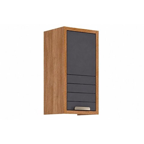 Armário Aéreo Cozinha Eloise 1 Porta 40cm Titanium MGM