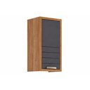 Ver imagem 1 de Armário Aéreo Cozinha Eloise 1 Porta 40cm Titanium MGM