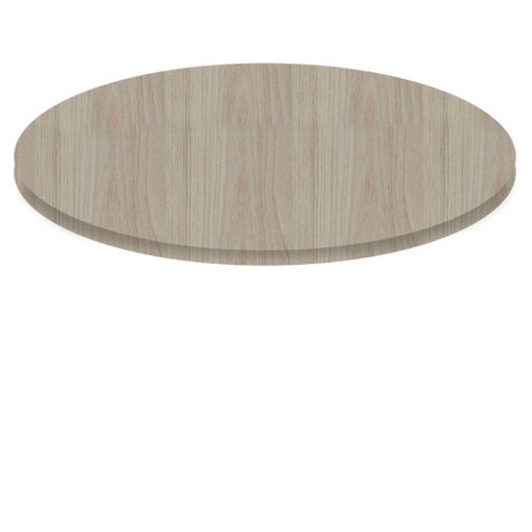 Tampo Redondo 90 Cm (largura) P25 Pandin Mdp 2,50 Cm (altura) Cor Nogueira Casablanca