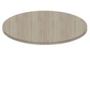 Ver imagem 1 de Tampo Redondo 90 Cm (largura) P25 Pandin Mdp 2,50 Cm (altura) Cor Nogueira Casablanca