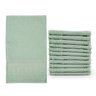 Kit 12 Toalhas de Rosto Academia Fitness Esporte 50cm X 30cm 100% Algodão:verde Caribe - 1