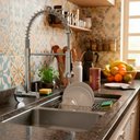 Ver imagem 6 de Kit Cuba Gourmet Cozinha 50x40 Inox 304 Prata com Torneira Parede Retrátil Brinovar