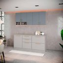 Ver imagem 1 de Cozinha Completa Itatiaia Essence 200cm com Nicho em Madeira Fendi-gris